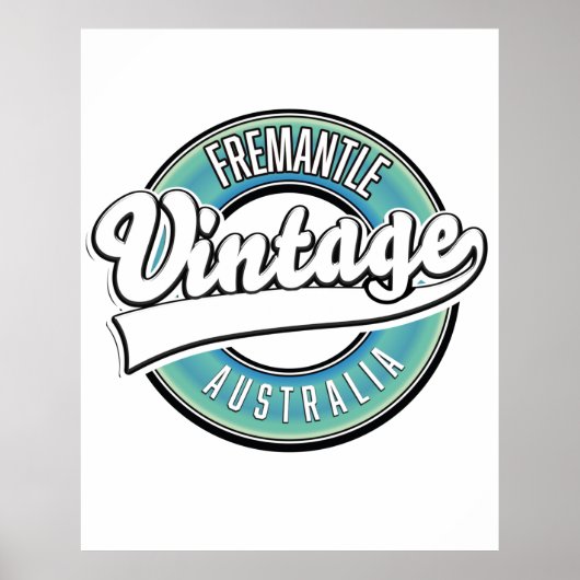 Fremantle australia  logo. poster (Voorkant)