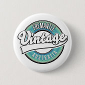 Fremantle australia  logo. ronde button 5,7 cm (Voorkant)