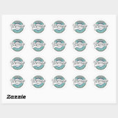 Fremantle australia logo. ronde sticker (Vel)