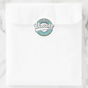 Fremantle australië vintage stijl logo. ronde sticker
