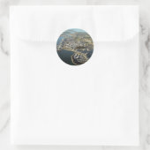 Fremantle Harbour, Western Australië Ronde Sticker (Tas)