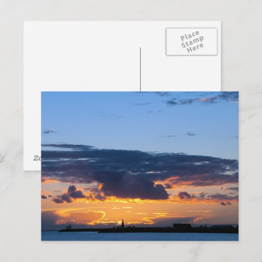 Fremantle Sunset Briefkaart (Voorkant / Achterkant)