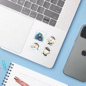 Freminet Genshin Impact 4 stickersheet Sticker (Laptop met iPhone)