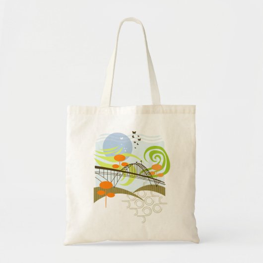 Fremont Bridge-Canvas tas (Voorkant)