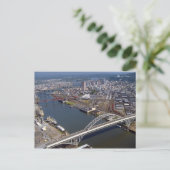 Fremont Bridge in Portland Oregon. Briefkaart (Staand voorkant)