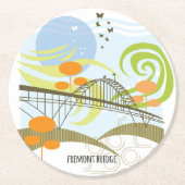 Fremont Bridge Portland Onderzetter (Voorkant)