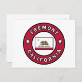 Fremont California Briefkaart (Voorkant / Achterkant)