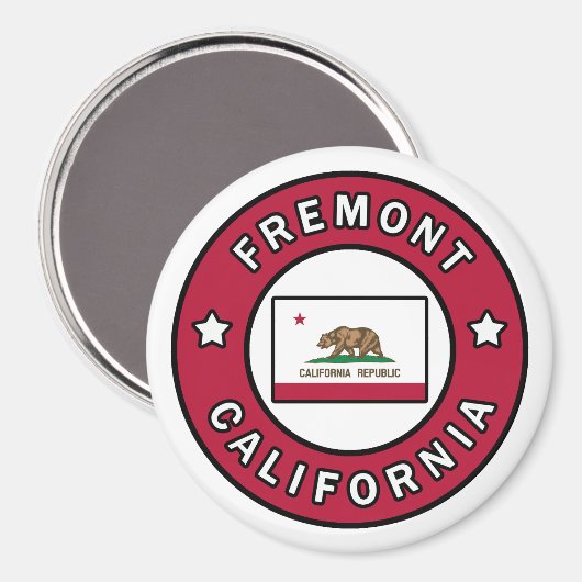 Fremont California Magneet (Voorkant / Achterkant)