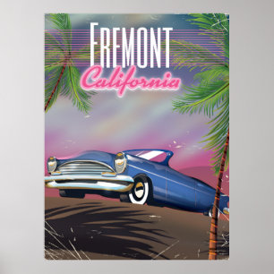 Fremont California reisposter Poster