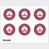 Fremont California Ronde Sticker (Vel)