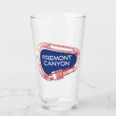 Fremont Canyon Wyoming Rock Climbing Karabiner Glas (Voorkant)