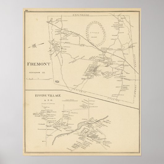 Fremont, Epping Village & PO Poster (Voorkant)