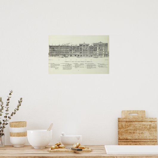 Fremont-markt aan de westkant en missie poster (Keuken)