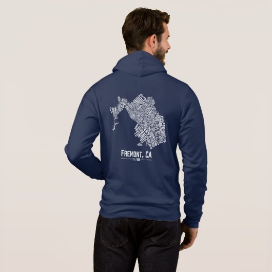 Fremont, Nabuurschap Hoodie (Achterkant volledig)