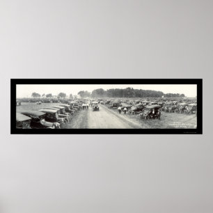 Fremont, NE Auto Show Foto 1916 Poster