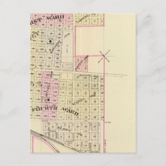 Fremont, Nebraska Briefkaart (Voorkant)