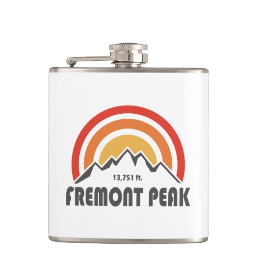 Fremont Peak Wyoming Heupfles (Voorkant)