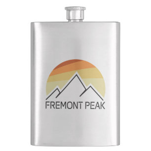 Fremont Peak Wyoming Retro Flacon