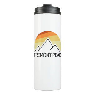 Fremont Peak Wyoming Retro Thermosbeker