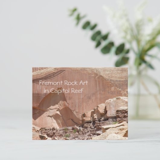 Fremont Petroglyphs Briefkaart (Staand voorkant)