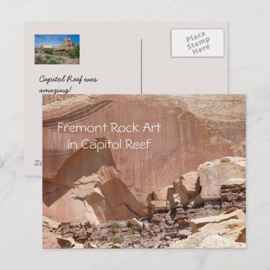Fremont Petroglyphs Briefkaart (Voorkant / Achterkant)