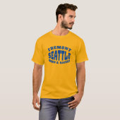 Fremont Seattle Born en Raised T-Shirt (Voorkant volledig)