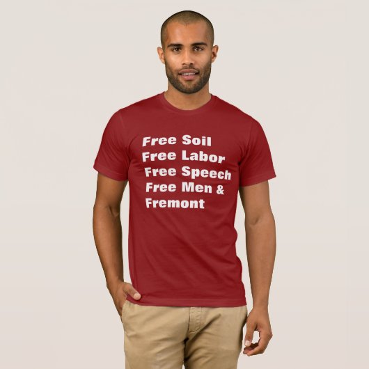 Fremont Slogan T-shirt (Voorkant volledig)