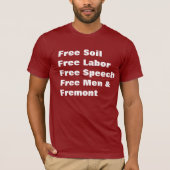Fremont Slogan T-shirt (Voorkant)