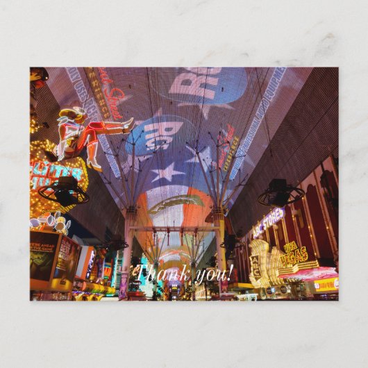 Fremont Street Experience Briefkaart (Voorkant)