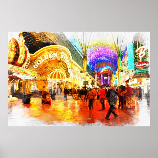 Fremont Street Experience Las Vegas Value Poster (Voorkant)
