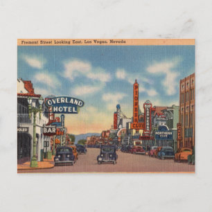 Fremont Street, Las Vegas, Nevada Briefkaart