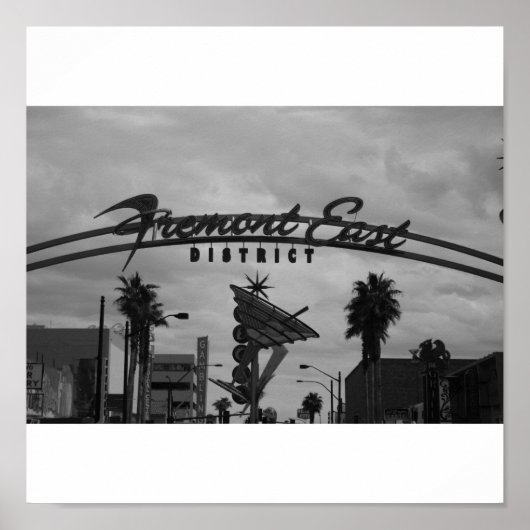 Fremont Street Poster (Voorkant)