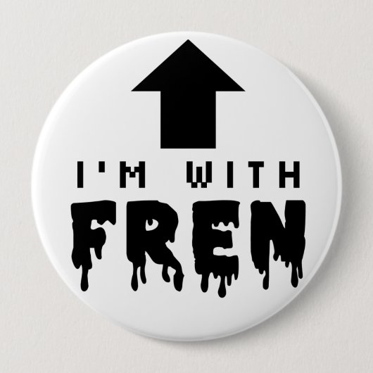 FREN badge Ronde Button 4,0 Cm (Voorkant)