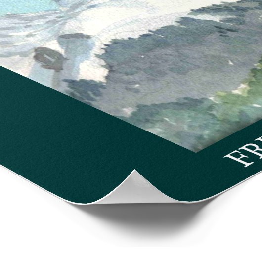 FRENCH ALPS POSTER (Hoek)