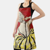 French art nouveau beauty Creme de Luzy advertisem Schort (Insitu)