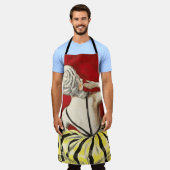 French art nouveau beauty Creme de Luzy advertisem Schort (Gedragen)