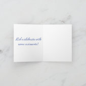 French Artist Bull Terrier Congratulations  Kaart (Binnen)