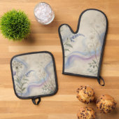 French Avalon Kitchen Ovenwant & Pannenlap Set (Top down)