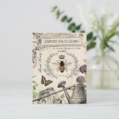FRENCH BEE GARDEN BRIEFKAART (Staand voorkant)