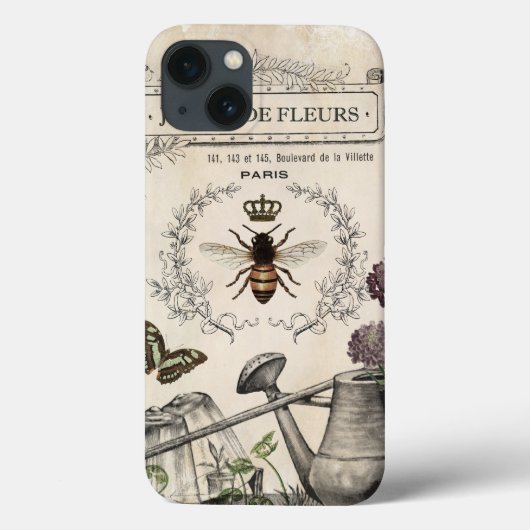 FRENCH BEE GARDEN Case-Mate iPhone CASE (Achterkant)