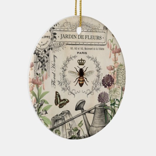 FRENCH BEE GARDEN KERAMISCH ORNAMENT (Rechts)