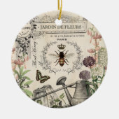 FRENCH BEE GARDEN KERAMISCH ORNAMENT (Voorkant)