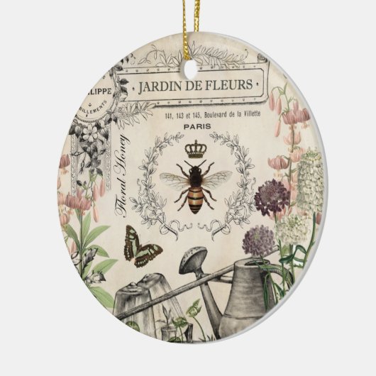 FRENCH BEE GARDEN KERAMISCH ORNAMENT (Links)