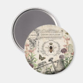 FRENCH BEE GARDEN MAGNEET (Voorkant / Achterkant)
