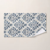 French Blue Damask Towel Bad Handdoek (Handdoek)