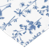 French Blue Garden Wildflowers Patroon Tafelkleed (Gekanteld)