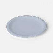 French Blue Paper Plates Papieren Bordje (Gekanteld)