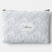 French Blue Toile Floral Lace Personalized Etui (Voorkant)
