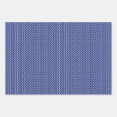 French Blue Trio 2 Geometrische set van wikkelpapi Inpakpapier Vel (Voorkant)