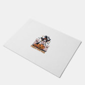 French Boo Dog Cute Frenchie Halloween Ghost Dog T Deurmat (Schuin)